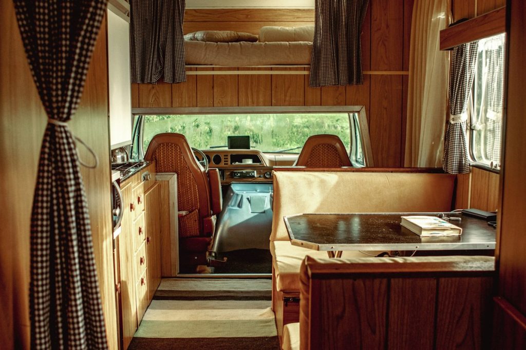 Comfortable camper interior